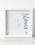 Sea Glass Art - Animal Themed - Dog Home - Housewares