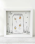 Sea Glass Art - Animal Themed - Fireflies - Housewares