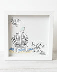 Sea Glass Art - Animal Themed - Happily Ever After Bird Chair - Housewares