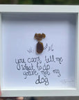 Sea Glass Art - Animal Themed - Not My Dog - Housewares