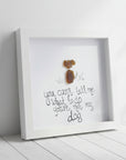 Sea Glass Art - Animal Themed - Not My Dog - Housewares