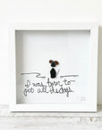 Sea Glass Art - Animal Themed - Pet the Dogs - Housewares