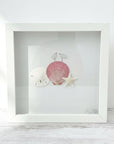 Sea Glass Art - Animal Themed - Shells w/ 2 Birds - Housewares