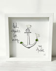 Sea Glass Art - Family Themed - Dad Anchor - Housewares