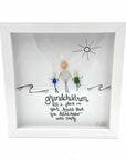 Sea Glass Art - Family Themed - Grandchildren - Housewares