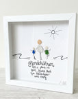Sea Glass Art - Family Themed - Grandchildren - Housewares