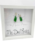 Sea Glass Art - Family Themed - My Dad Rocks - Housewares