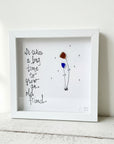Sea Glass Art - Friendship Themed - Grow Old Friend - Housewares