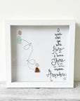Sea Glass Art - Friendship Themed - Here, There - Housewares