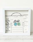 Sea Glass Art - Friendship Themed - Sister Choice - Housewares