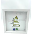 Sea Glass Art - Holiday Themed - Merry Tree with Gifts - Home & Garden