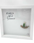 Sea Glass Art - Love Themed - Always and Forever - Housewares