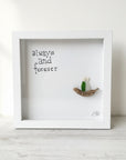 Sea Glass Art - Love Themed - Always and Forever - Housewares
