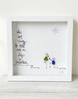 Sea Glass Art - Love Themed - Engagement - Hold Onto - Housewares