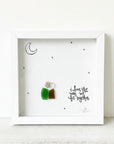 Sea Glass Art - Love Themed - Fit Together - Housewares