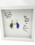 Sea Glass Art - Love Themed - Spell Love - Housewares