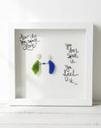 Sea Glass Art - Love Themed - Spell Love - Housewares