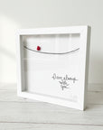 Sea Glass Art - Motivational/ Inspirational - Always With You Cardinal - Housewares