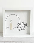 Sea Glass Art - Motivational/ Inspirational - Be Still - Housewares