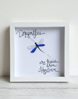Sea Glass Art - Motivational/ Inspirational - Dragonfly Heaven - Housewares