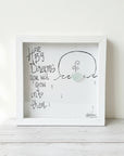 Sea Glass Art - Motivational/ Inspirational - Have Big Dreams - Housewares