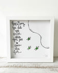Sea Glass Art - Motivational/ Inspirational - Keep Going Turtles - Housewares