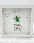 Sea Glass Art - Motivational/ Inspirational - Life is Amazing Turtle - Housewares