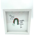 Sea Glass Art - Motivational/ Inspirational - Rainbow - Housewares