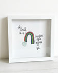 Sea Glass Art - Motivational/ Inspirational - Rainbow - Housewares