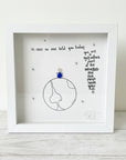 Sea Glass Art - Motivational/ Inspirational - Universe/Planet - Housewares