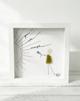 Sea Glass Art - Motivational/ Inspirational - You are Enough - Housewares