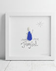 Sea Glass Art - New Jersey Themed - Jersey Girl - Housewares