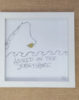 Sea Glass Art - New Jersey Themed - Hooked on Jersey Shore - Housewares