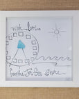 Sea Glass Art - New Jersey Themed - Love Jer-Sea Shore - Housewares