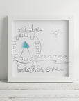 Sea Glass Art - New Jersey Themed - Love Jer-Sea Shore - Housewares