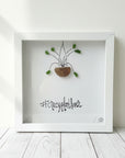 Sea Glass Art - Plant Themed - Crazy Plant Lady - Housewares