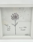 Sea Glass Art - Plant Themed - Hope Flower - Housewares
