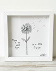 Sea Glass Art - Plant Themed - Hope Flower - Housewares