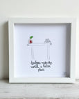 Sea Glass Art - Profession Themed - Teacher 4 - Teachers Make World Better - Housewares