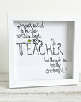 Sea Glass Art - Profession Themed - Teacher 5 - World’s Best... Crushing It - Housewares