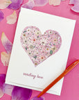 Pressed Flower Collage Greeting Cards