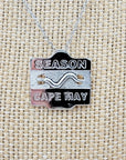 Sterling Silver Beach Badge Necklace - Cape May
