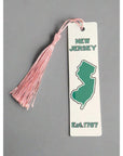 Tin Bookmark with Tassel - New Jersey Est. 1787 - Books & Cards