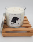 Vanilla Joe & Co. Dog Candle - 18 oz 3 Wick - Black Lab