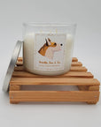Vanilla Joe & Co. Dog Candle - 18 oz 3 Wick - Corgi
