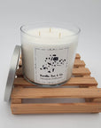 Vanilla Joe & Co. Dog Candle - 18 oz 3 Wick - Dalmation