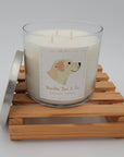 Vanilla Joe & Co. Dog Candle - 18 oz 3 Wick - Yellow Lab