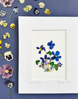 NJ-Themed 8" x 10" Signed Matted Floral Prints