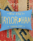 Mini-License Plate Taylor Ham/Pork Roll Pillow