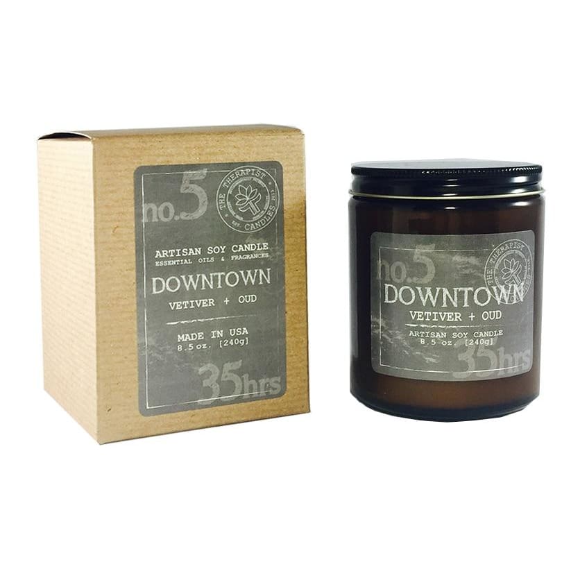 Artisan Soy Candle - Mens Line - Downtown - Home &amp; Lifestyle